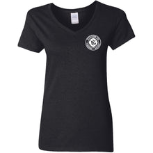 Load image into Gallery viewer, G500VL Ladies' 5.3 oz. V-Neck T-Shirt