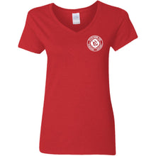 Load image into Gallery viewer, G500VL Ladies' 5.3 oz. V-Neck T-Shirt