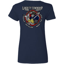 Load image into Gallery viewer, G500VL Ladies' 5.3 oz. V-Neck T-Shirt