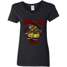 Load image into Gallery viewer, G500VL Ladies' 5.3 oz. V-Neck T-Shirt
