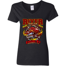 Load image into Gallery viewer, G500VL Ladies' 5.3 oz. V-Neck T-Shirt