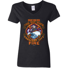 Load image into Gallery viewer, G500VL Ladies' 5.3 oz. V-Neck T-Shirt