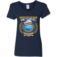 Load image into Gallery viewer, G500VL Ladies' 5.3 oz. V-Neck T-Shirt
