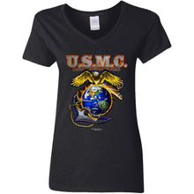 Load image into Gallery viewer, G500VL Ladies' 5.3 oz. V-Neck T-Shirt