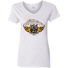 Load image into Gallery viewer, G500VL Ladies' 5.3 oz. V-Neck T-Shirt