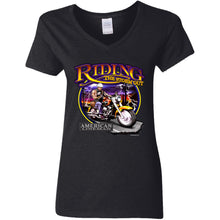 Load image into Gallery viewer, G500VL Ladies' 5.3 oz. V-Neck T-Shirt