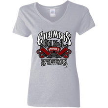 Load image into Gallery viewer, G500VL Ladies' 5.3 oz. V-Neck T-Shirt