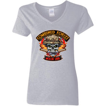 Load image into Gallery viewer, G500VL Ladies' 5.3 oz. V-Neck T-Shirt