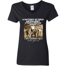 Load image into Gallery viewer, G500VL Ladies' 5.3 oz. V-Neck T-Shirt