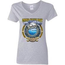 Load image into Gallery viewer, G500VL Ladies' 5.3 oz. V-Neck T-Shirt