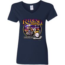 Load image into Gallery viewer, G500VL Ladies' 5.3 oz. V-Neck T-Shirt