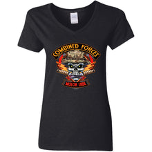 Load image into Gallery viewer, G500VL Ladies' 5.3 oz. V-Neck T-Shirt