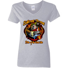Load image into Gallery viewer, G500VL Ladies' 5.3 oz. V-Neck T-Shirt