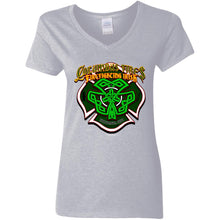 Load image into Gallery viewer, G500VL Ladies' 5.3 oz. V-Neck T-Shirt