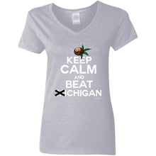 Load image into Gallery viewer, G500VL Ladies' 5.3 oz. V-Neck T-Shirt