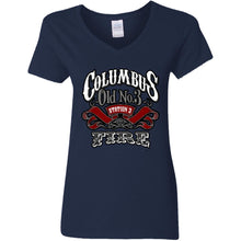 Load image into Gallery viewer, G500VL Ladies' 5.3 oz. V-Neck T-Shirt