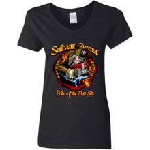 Load image into Gallery viewer, G500VL Ladies' 5.3 oz. V-Neck T-Shirt
