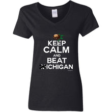 Load image into Gallery viewer, G500VL Ladies' 5.3 oz. V-Neck T-Shirt