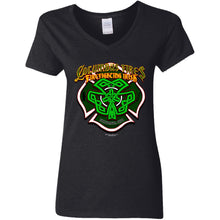 Load image into Gallery viewer, G500VL Ladies' 5.3 oz. V-Neck T-Shirt