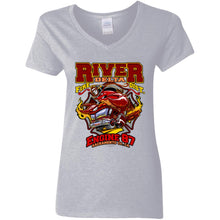 Load image into Gallery viewer, G500VL Ladies' 5.3 oz. V-Neck T-Shirt