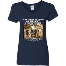 Load image into Gallery viewer, G500VL Ladies' 5.3 oz. V-Neck T-Shirt