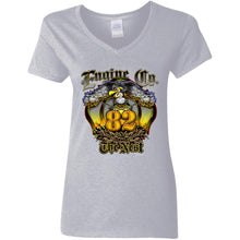 Load image into Gallery viewer, G500VL Ladies' 5.3 oz. V-Neck T-Shirt