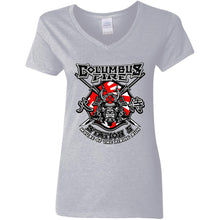 Load image into Gallery viewer, G500VL Ladies' 5.3 oz. V-Neck T-Shirt