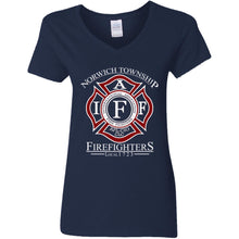 Load image into Gallery viewer, G500VL Ladies' 5.3 oz. V-Neck T-Shirt