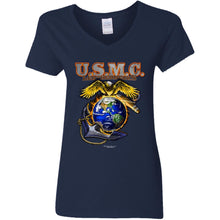 Load image into Gallery viewer, G500VL Ladies' 5.3 oz. V-Neck T-Shirt