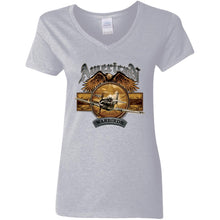 Load image into Gallery viewer, G500VL Ladies' 5.3 oz. V-Neck T-Shirt
