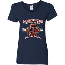 Load image into Gallery viewer, G500VL Ladies' 5.3 oz. V-Neck T-Shirt