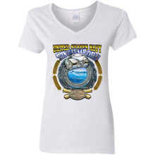 Load image into Gallery viewer, G500VL Ladies' 5.3 oz. V-Neck T-Shirt