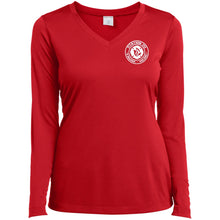 Load image into Gallery viewer, LST353LS Ladies’ Long Sleeve Performance V-Neck Tee
