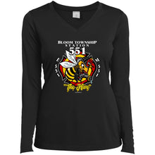 Load image into Gallery viewer, LST353LS Ladies’ Long Sleeve Performance V-Neck Tee

